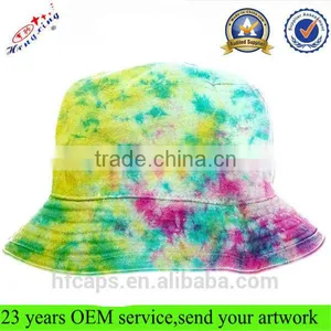 Floral Print Custom Bucket Cap/Plain Tie Dyed Bucket Hat/Cheap Wholesale Bucket Hat thumbnail-3