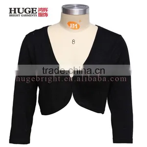 Hot Selling Cropped Cardigan Fibre Knitted Bolero for Ladies thumbnail-1