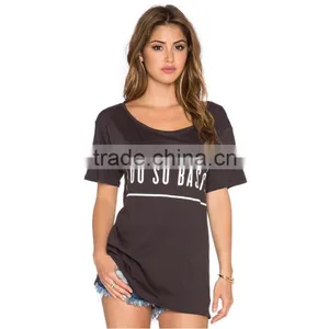 Factory Price Tee Shirt Oem Printed 60% Cotton 40% Polyester T-shirts thumbnail-1