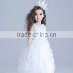 Children Summer Frock Girl Fashion Dresses for Party Stripes Ruffle Designs Dress thumbnail-4