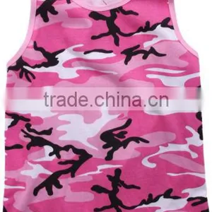 Custom Cotton Blend Wholesale Camo Tank Top thumbnail-1