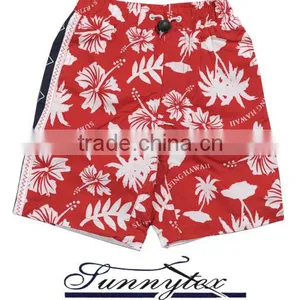 Mens Beach Wear Short Elastic Fabric and String at Waistband thumbnail-2