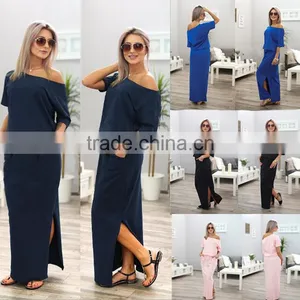 Women Summer Dresses Solid Long Maxi BOHO Evening Party Dress Natural Pocket Cotton Blend Women Vestidos de Fiesta Roupa thumbnail-1