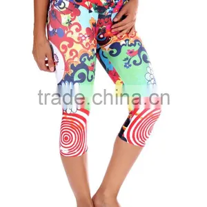 Cheap Womens Printed Leggings Best Yoga Pants for Women thumbnail-2