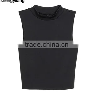New Arrival Lady's Sleeveless Top Wholesale Fashionable Fitness Tank Top Guangzhou Manufacturers thumbnail-4