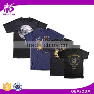 Guangzhou Shandao Factory Summer Casual Short Sleeve O-Neck 190g Tri Blend T Shirts For Women thumbnail-1