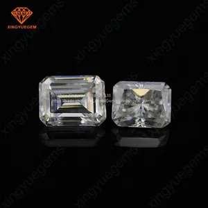 Super White 2 Carat Radiant Cut Loose Moissanite for Jewelry Diamond Making thumbnail-3