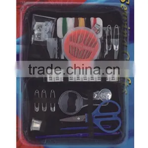 D&D Sewing Kit With Thread/ Needles/Thimble/Buttons/ Snap Fasteners/safety Pins/threader/tape Measure thumbnail-1