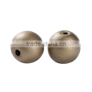 Hot Sales Round Golden Wood Spacer Beads thumbnail-3