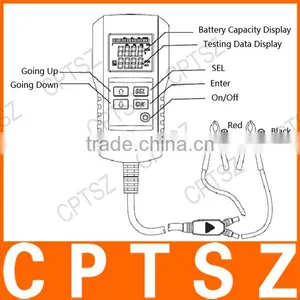 AE300 12v Digital Car Battery Capacity Analyzer thumbnail-6