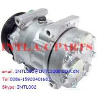8191892 11104251 8113628 11412631 8044 8191892 Sanden SD7H15 7H15 AC Compressor for VOLVO FH12 FH16 FH10 FM12 FM9 RENAULT TRUCK thumbnail-1