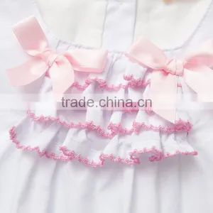 Custom Polka Dot Print Front Lace Sleeveless Undershirt for Girls thumbnail-5
