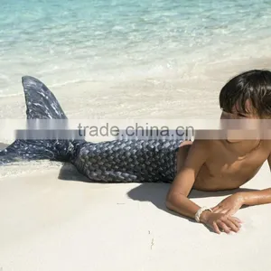 Boys Swimmable Mermaid Tail thumbnail-2