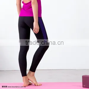 Sportswear Color Insert Mesh Women Yoga Pants thumbnail-2