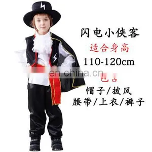 In Stock Halloween Adult and Kids Zorro Costume thumbnail-5