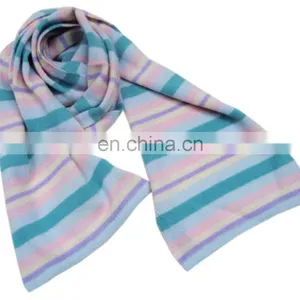 Rib Knit Muffler Cashmere/ Pashmina Wool thumbnail-2