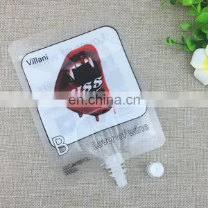 YBJ FDA/BRC/ Plastic Detergent Packaging Stand up Spouted Pouch for Red Wine thumbnail-2