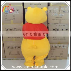 Popular Design Winnie Bear Mascot Costume, Fur Cartoon Costume thumbnail-2