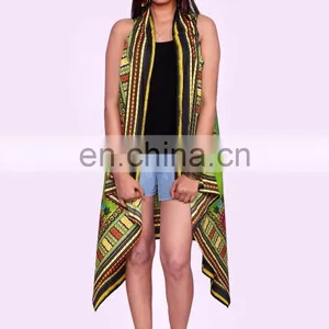 Indian Handmade Cotton Top Blouse Cardigan Indian Latest Kimono Dashiki Floral Shrug Kimono thumbnail-1