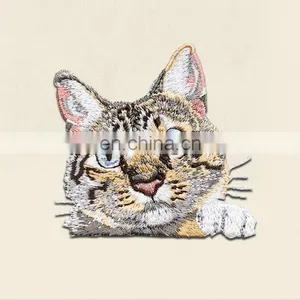 Custom 3d Logo Design Animal Sew on Embroidery Patches thumbnail-4