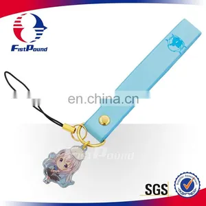 Custome Cartoon Offset Printed Mobile Phone Strap thumbnail-1