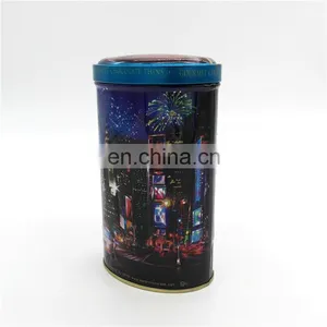 Metal Oval Box Shaped Chocolate Tin Jar thumbnail-2