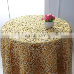 New Elegant Glitter Gold Table Cloth /wedding Table Cloth thumbnail-3