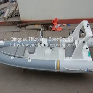 5.8m Inflatable Rib Boat With Teak Floor RIB580 With CE thumbnail-1