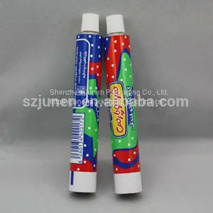 Empty Aluminum Chocolate Cream Food Packaging Tube thumbnail-1