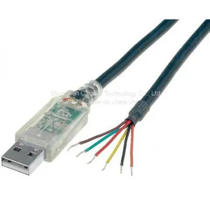 Ftdi Usb Rs485 Wire End Serial Communication Cable PVC Jacket USB2.0 to RS485 RS422 RS232 Cable thumbnail-3