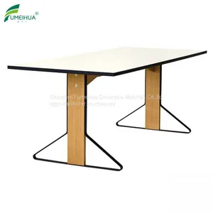 Wave Surface Outdoor HPL Compact Laminate Black Round Table Top thumbnail-1