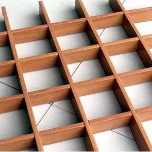 Aluminum Decorative Grille Ceiling Mall Hall Office Building thumbnail-1