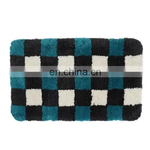 Custom Printed Water Absorption Anti Slip Microfiber Toilet Bathroom Foot Mat Set thumbnail-1