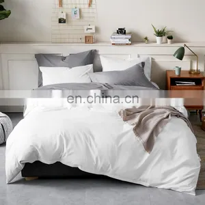 Prime Custom OEM Brand 90x90 White Waterproof Duvet Cover Set For Bedding Room thumbnail-3