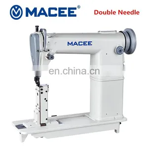 MC 820 Double Needle Post Bed Sewing Machine for Heavy Duty thumbnail-1
