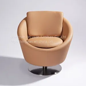 Popular Italian Modern Living Room Furniture Designer Furniture Lounge Swivel Leisure Chair thumbnail-1