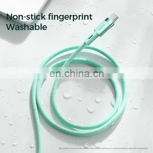 JOYROOM S-1224N2 Phone Charger Cable High Quality Liquid Silicone Data Cable Usb for Charging thumbnail-1