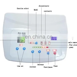 Cheapest Price RU-638 2 in 1 Ultrasonic Massager and Mole Laser Spot Removal Pen thumbnail-2