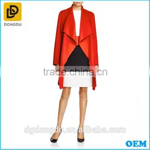 2016 Sexy Red Velvet Coat for Women From Coat Factory thumbnail-3