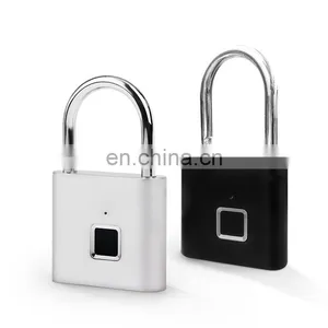 Fingerprint Lock Keyless Waterproof Anti-Theft Smart Lock Fingerprint Padlock Zinc Alloy Intelligent Safety Electronic DoorLock thumbnail-3