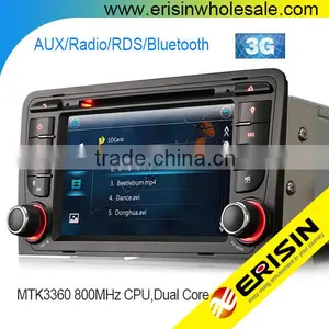 Erisin ES7047A 7" Double Din Car Stereo DVD GPS for A3 RNSE-PU S3 RS3 thumbnail-1