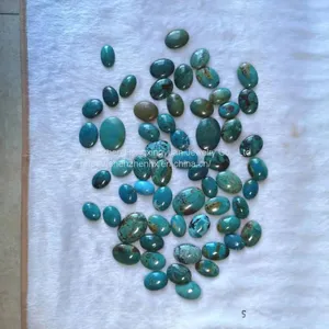 Natural Chinese Turquoise Free Shape Cabochons Loose Gemstones thumbnail-4