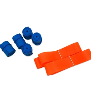 Customized Disposable Single Strip Tpe Stop Bleeding Blue Emergency Tpe Material Medical One Time Tourniquet for Stop Blood thumbnail-1