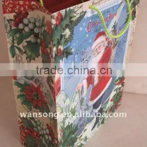 2015 New Design Christmas Paper Bag Art , Paper Bag Manufacturer thumbnail-1
