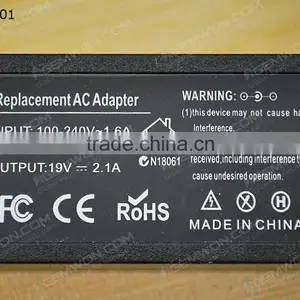 High Copy Laptop AC Power Adapter for SAMSUNG 19V 2.1A 5.0*1.0*3.0mm 40W thumbnail-3