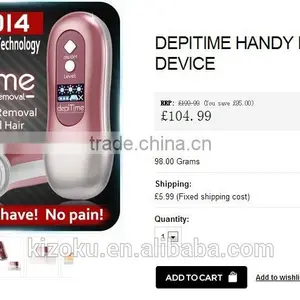 Japan Design Depitime Handy Hair Removal With Pattern,Hair Removal for Home Use thumbnail-4
