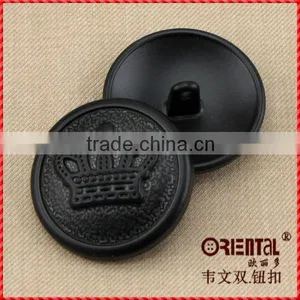 Large Zinc Alloy Plated Gun Metal Buttons for Men's Coats thumbnail-1