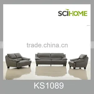 Genuine Leather Sofa Set 3+2+1 in Living Room thumbnail-1