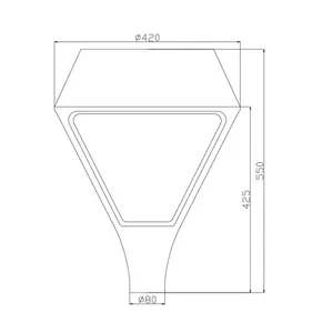 Cast Aluminum Garden Lights DLG-LED-035 thumbnail-3