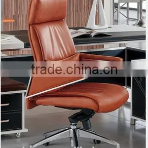 High Quality PU Leather Swivel Big Seat Boss Chair thumbnail-1